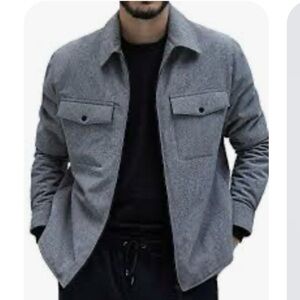 ZARA Traveler Water Repellent Windproof bi-Stretch Gray Jacket Mens Size L